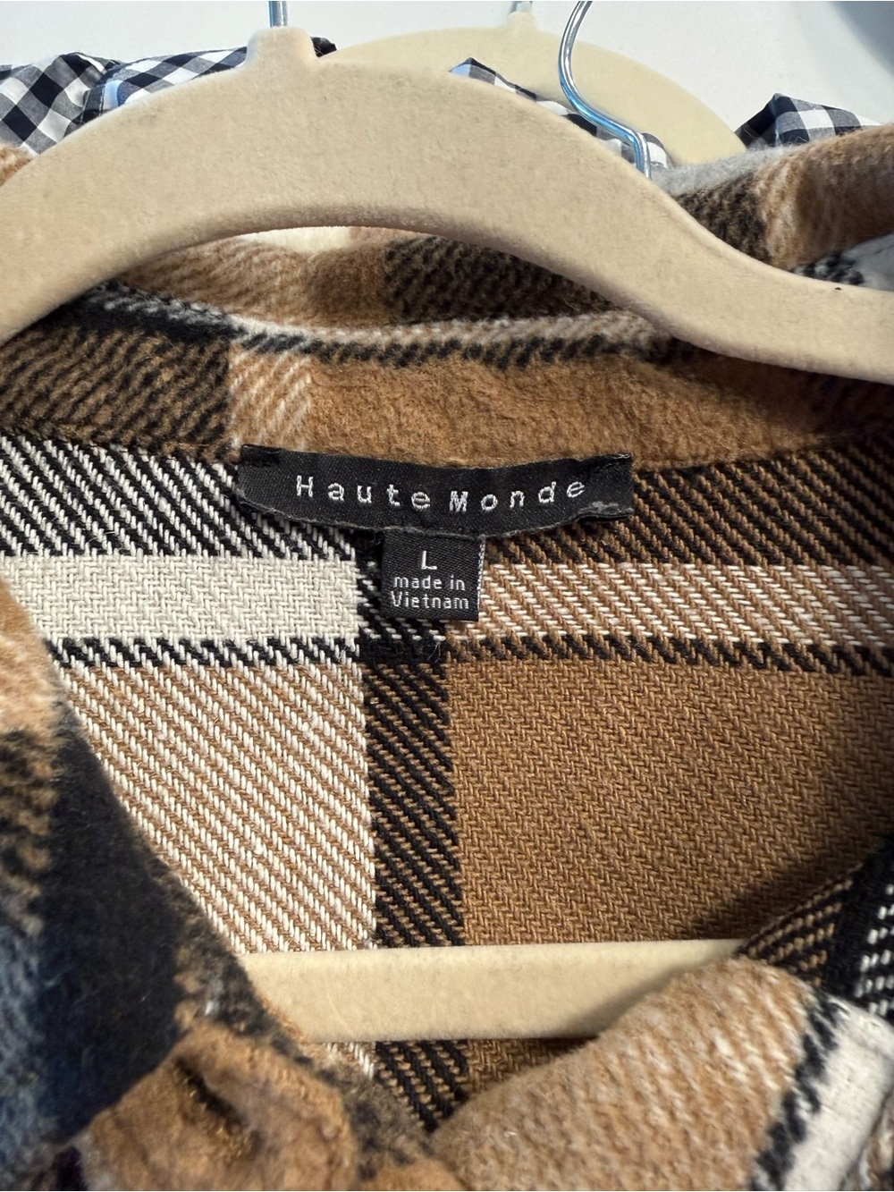 Plaid Button-Up Shacket - Picture 4 of 4